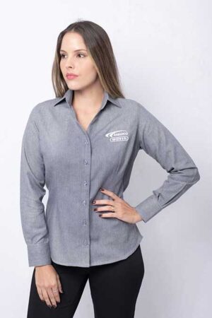 camisa feminina manga longa