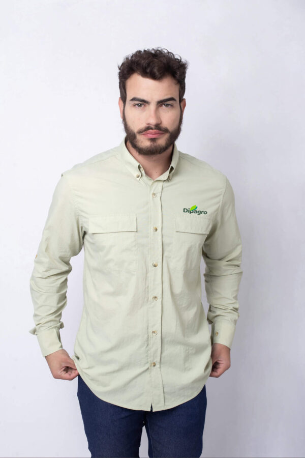 camisa masculina manga longa beraldo uniformes