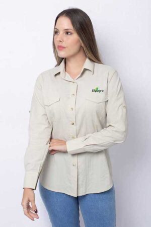 Beraldo Uniformes Camisa Feminina Manga Longa